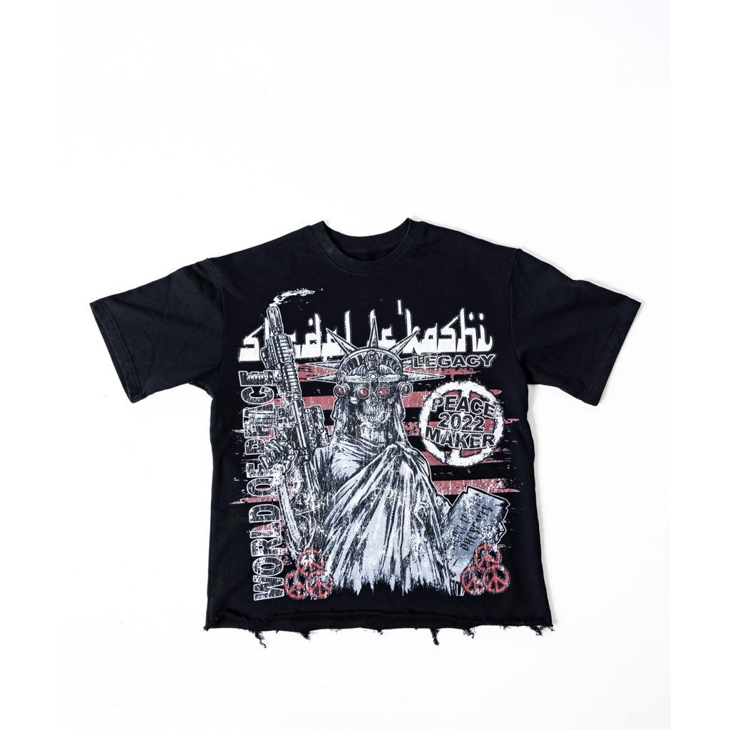 NYC Peace Maker Tee- Black